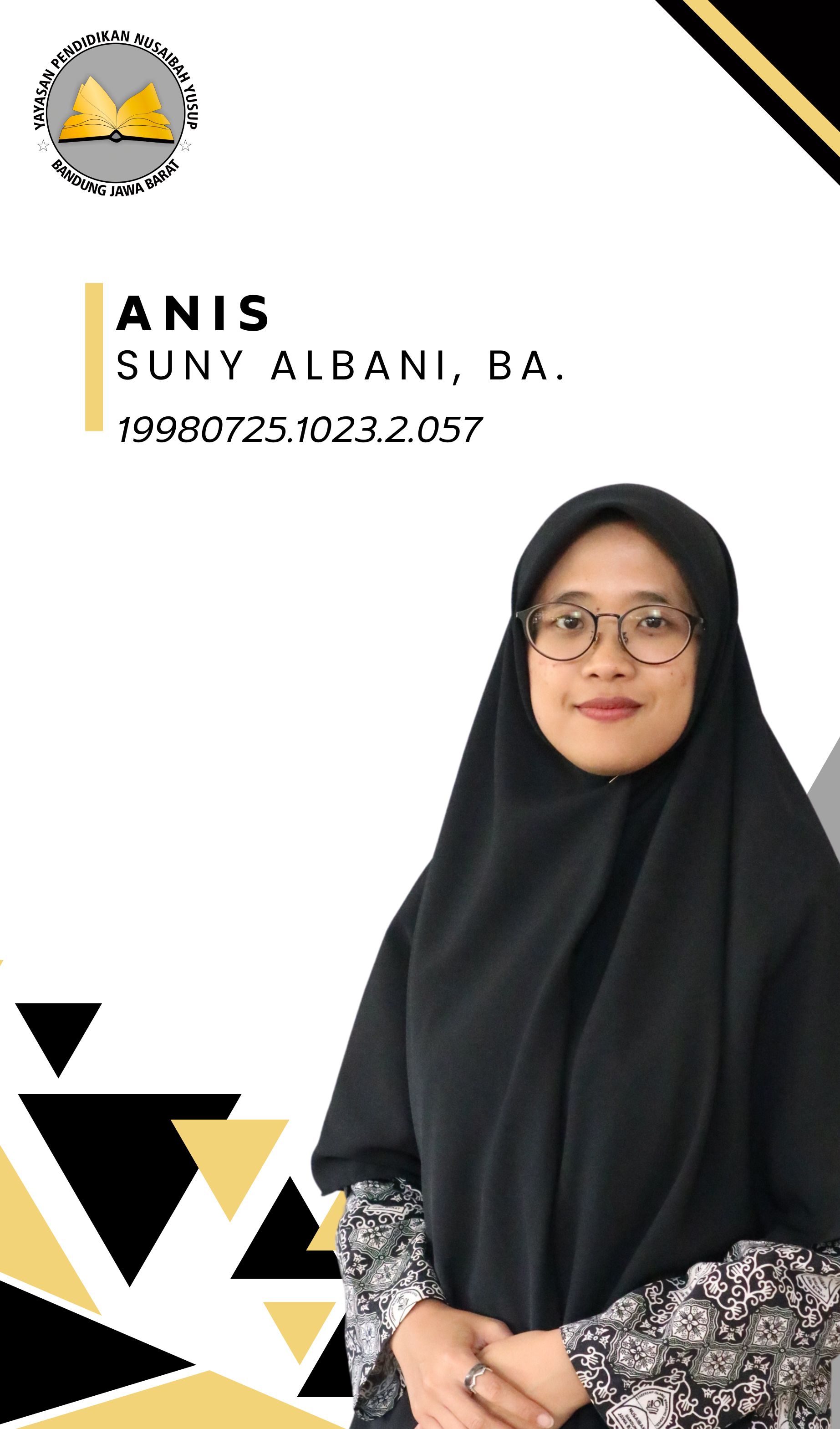 Usth Anis Suny Albani, B.A.