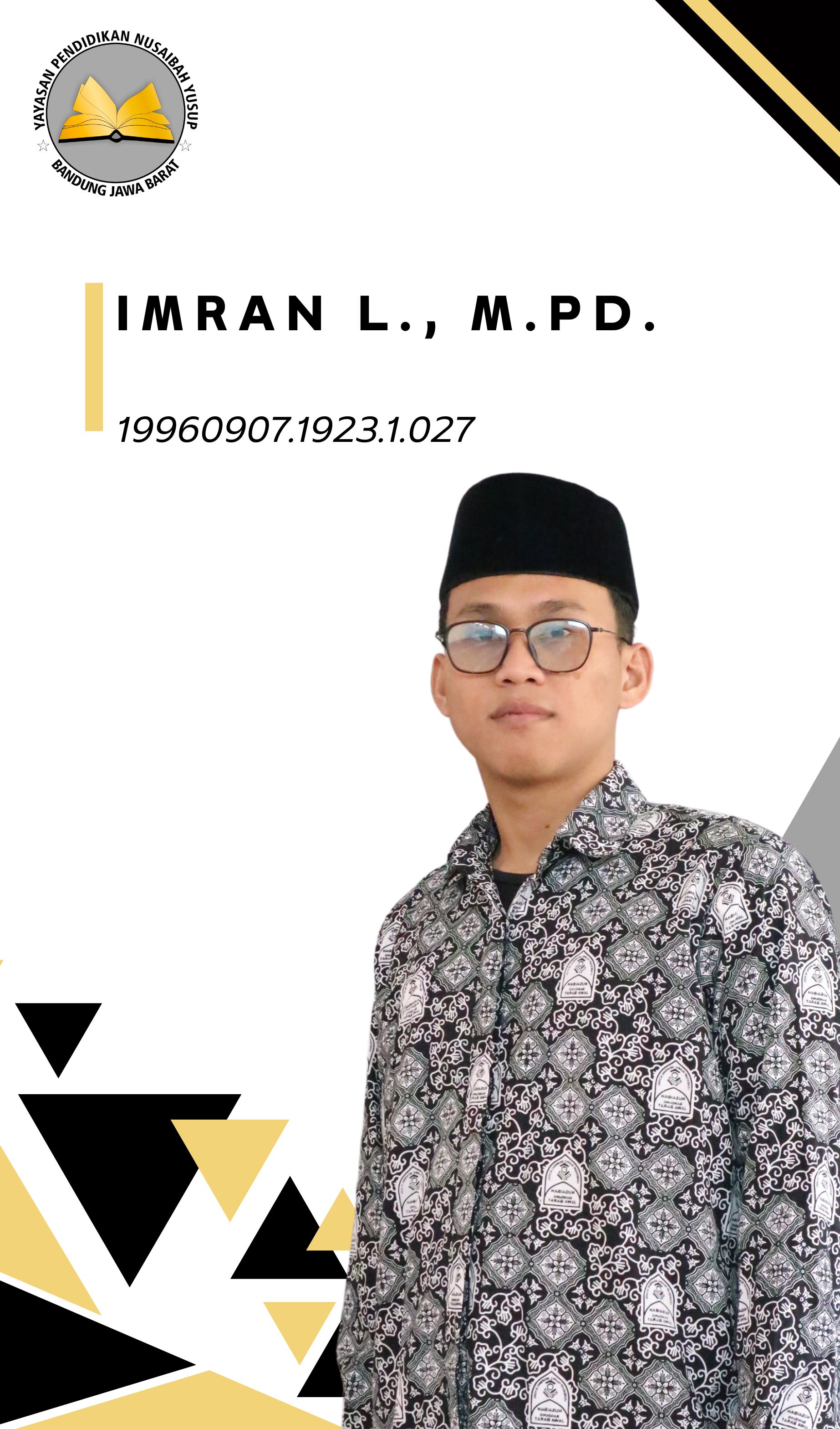 Ust Imran Laode, M.Pd.