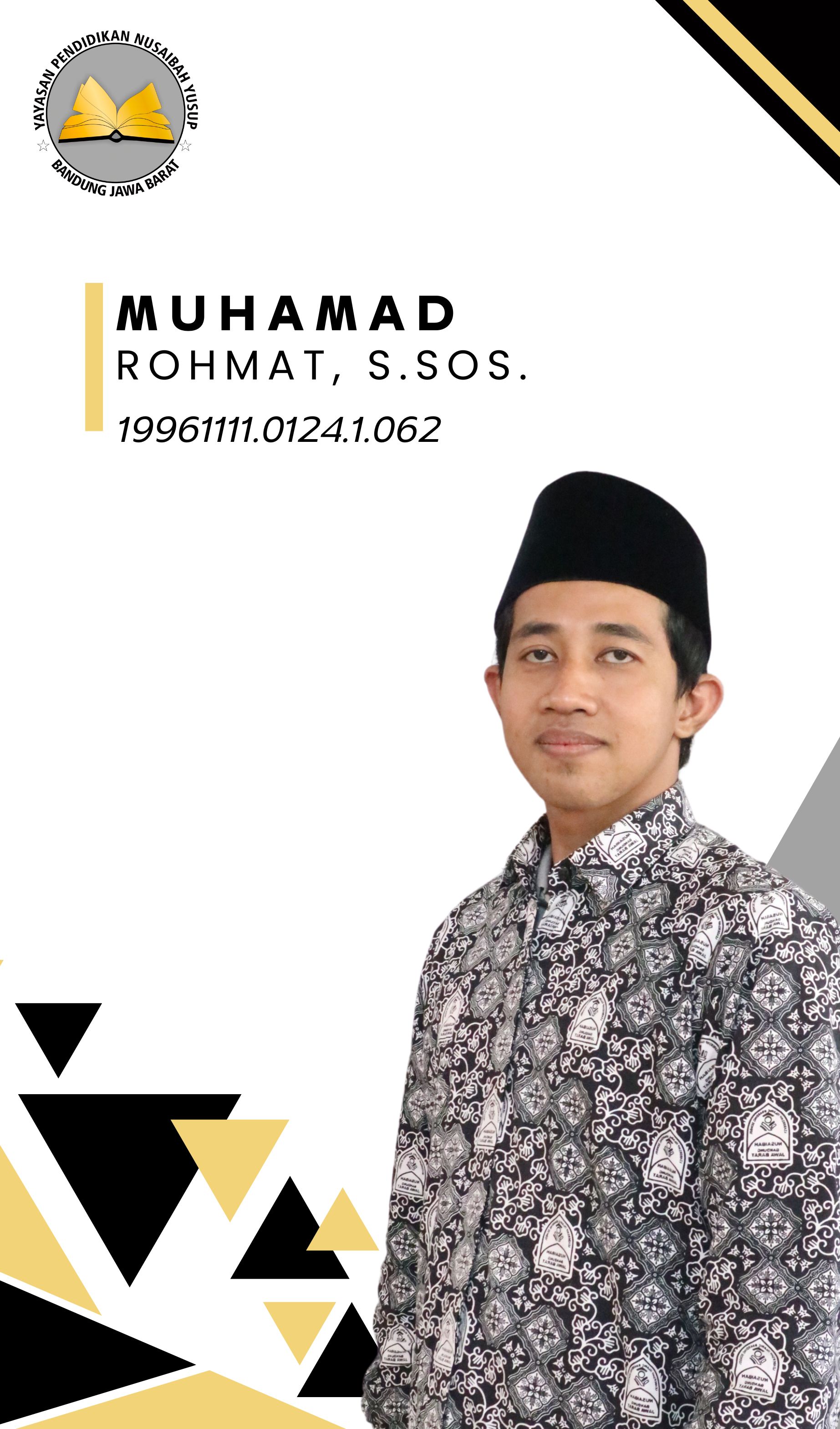 Ust. Muhamad Rohmat, S.Sos