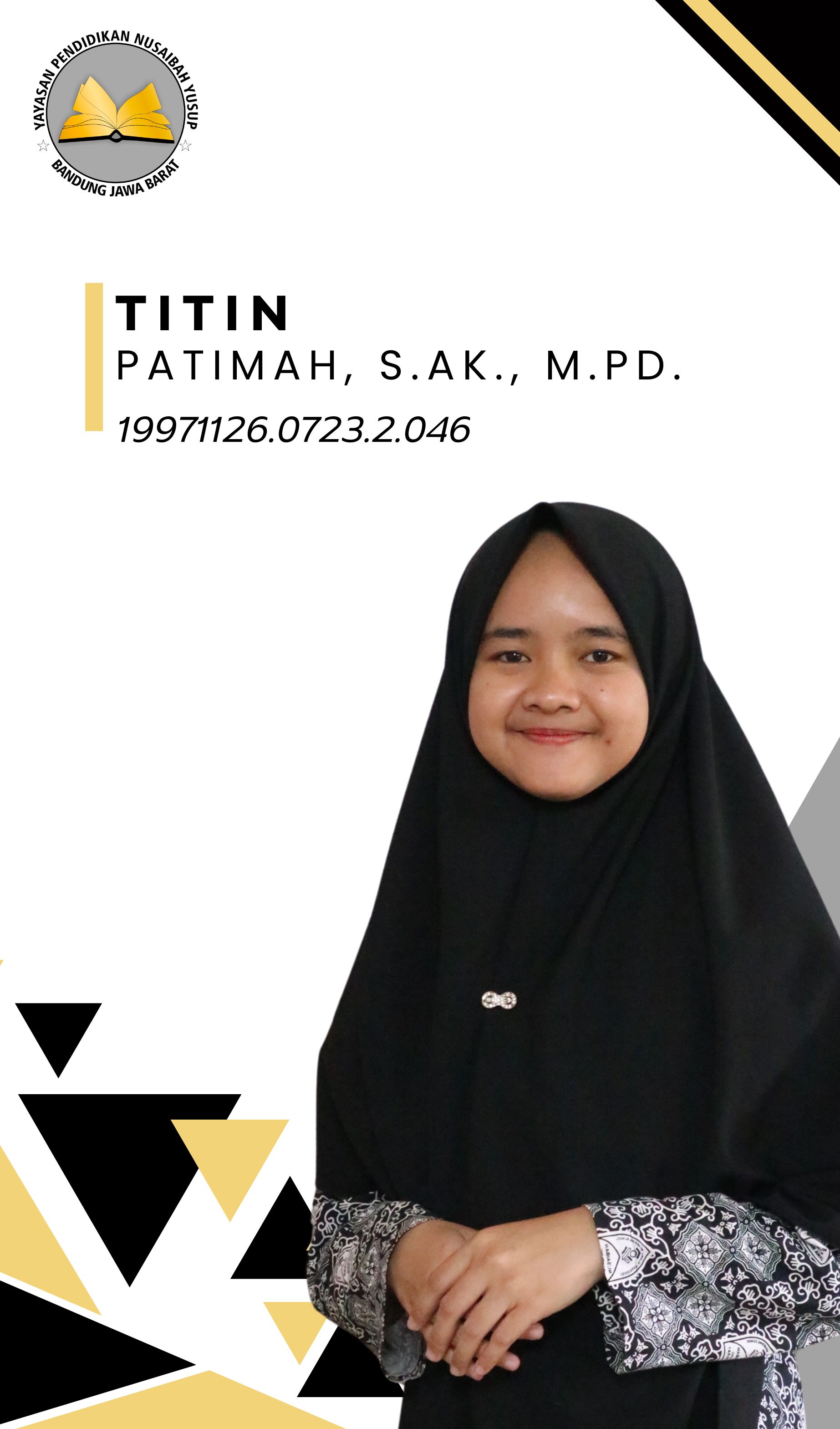 Usth Titin Patimah, M.Pd